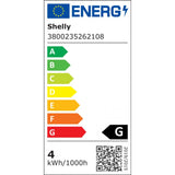 Bec inteligent Shelly Vintage G125, Dimmer, Wi-Fi, E27, 4W, 260 LM, control aplicatie, compatibil Amazon Alexa si Google Assistant