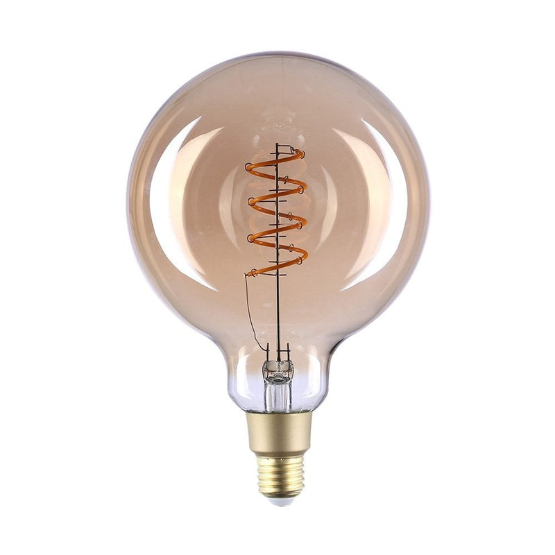 Bec inteligent Shelly Vintage G125, Dimmer, Wi-Fi, E27, 4W, 260 LM, control aplicatie, compatibil Amazon Alexa si Google Assistant