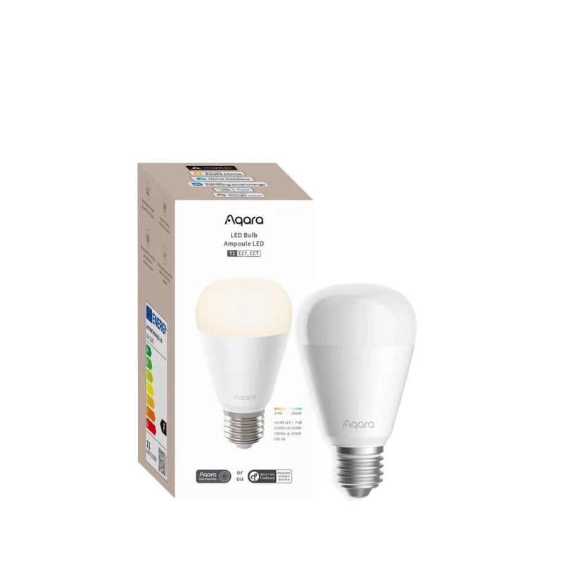 Bec Led Aqara Bulb T2, E27, 1100 Lumeni, Thread, Zigbee (doar lumina alba)
