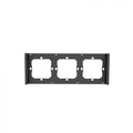 Cadru triplu de montare Sonoff M5-80 pentru instalarea intrerupatoarelor de perete, negru