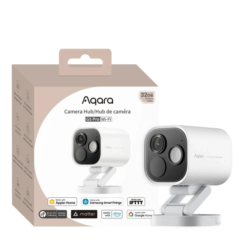 Camera inteligenta Aqara Hub G5 PRO, WIFI, Alba cu Hub Zigbee incorporat
