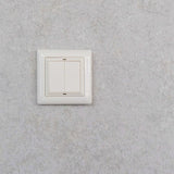 Comutator de perete Shelly BLU Wall Switch 4 + rama Gira/Merten