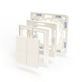 Comutator de perete Shelly BLU Wall Switch 4 + rama Gira/Merten