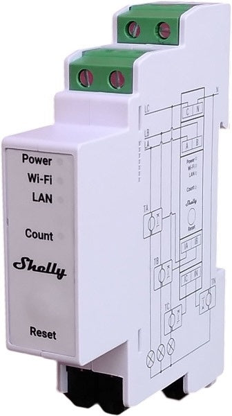 Contor de energie Shelly Pro 3EM 3CT 63
