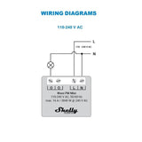 Contor de energie Shelly Qubino Wave PM Mini, 16A, Z-Wave