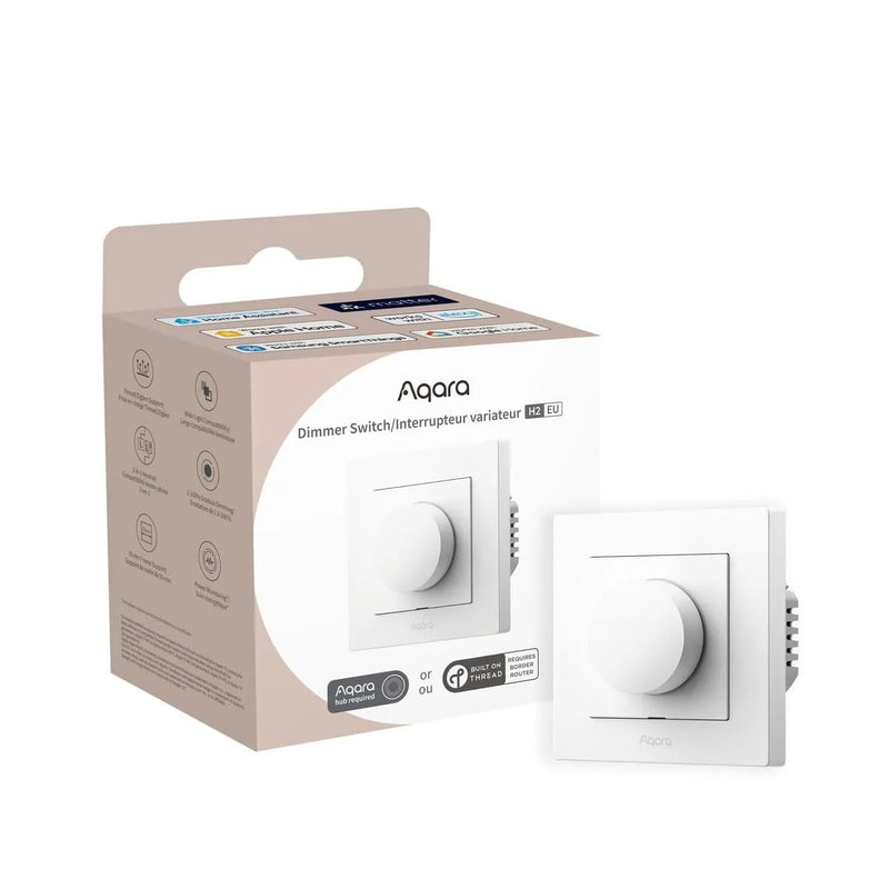 Dimmer inteligent AQARA Light Switch H2 EU Alb (KD-R01D) , Zigbee și Thread