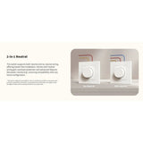 Dimmer inteligent AQARA Light Switch H2 EU Alb (KD-R01D) , Zigbee și Thread
