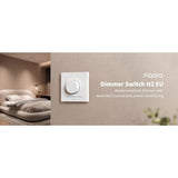 Dimmer inteligent AQARA Light Switch H2 EU Gri (KD-R01D-G) , Zigbee și Thread