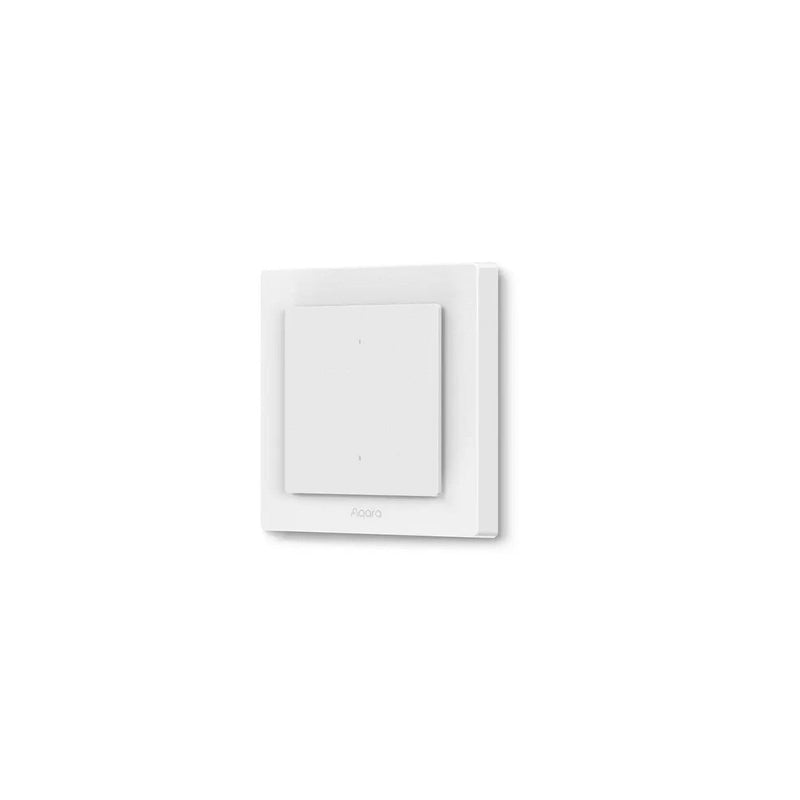 Intrerupator AQARA Light Switch H2 EU (2 Butoane, 1 Canal) (WS-K07D) – Zigbee si Thread, cu releu