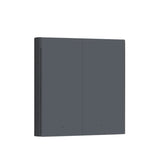 Intrerupator inteligent Aqara H1 double rocker, NU necesita NUL, 2 canale, Zigbee, Gri (WS-EUK02-G)