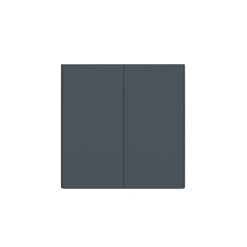 Intrerupator inteligent Aqara H1, necesita NUL, 2 canale, Zigbee, Gri (WS-EUK04-G)