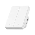 Întrerupător inteligent Sonoff M5-2C-80W, 2 canale, 10A, protocol Matter, Alb