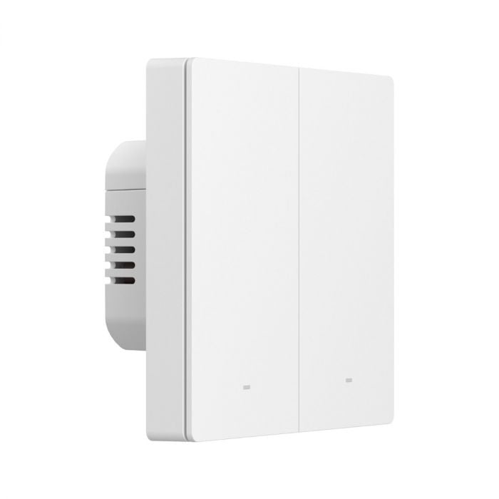 Întrerupător inteligent Sonoff M5-2C-86W, 2 canale, 10A, protocol Matter, Alb