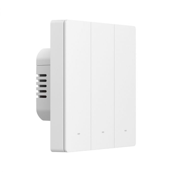 Întrerupător inteligent Sonoff M5-3C-86W, 3 canale, 10A, protocol Matter, Alb