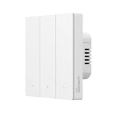 Întrerupător inteligent Sonoff ZBM5-3C-86W, 3 canale, 10A, Zigbee , Alb