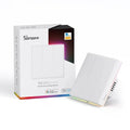 Intrerupator Smart Sonoff T5-3C-86 WiFi cu Full Touch (3 canale), Lumina LED 5A/1200W