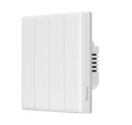 Intrerupator Smart Sonoff T5-4C-86 WiFi cu Full Touch (4 canale), Lumina LED 5A/1200W