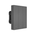 Intrerupator smart WiFi Sonoff M5-3C-80, 2.4 GHz, bluetooth, mecanic, 3 canale