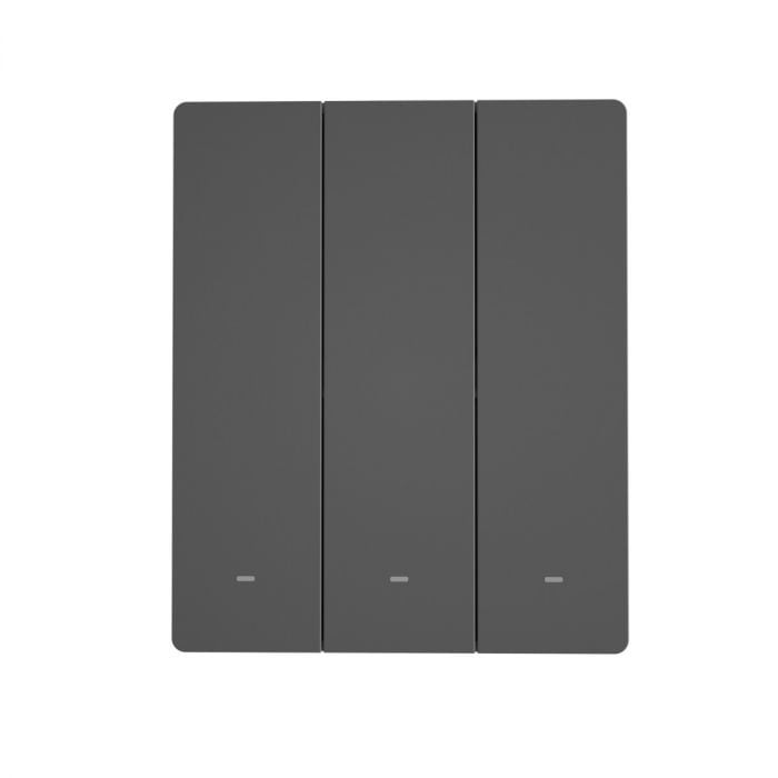 Intrerupator smart WiFi Sonoff M5-3C-80, 2.4 GHz, bluetooth, mecanic, 3 canale