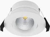 LightSolutions Hilux DS8 White – Spot LED Incastrat, Design Minimalist, Performanță Ridicată și Finisaj Alb Mat