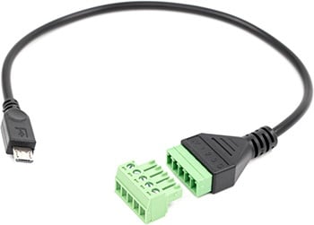 Micro USB to 5 Terminal Add-on pentru Shelly The Pill – Interfață de Conectare Universală pentru Senzori și Automatizări