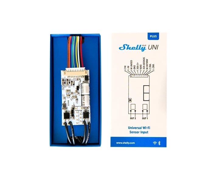 Modul Wi-fi inteligent universal Shelly Plus Uni
