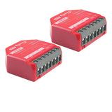 Pachet de 2 x Shelly 1PM Gen4 – Releu inteligent WiFi, Matter, Zigbee, Bluetooth cu masurare consum