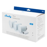 Pachet de 3 valve termostatice pentru calorifer Shelly BLU TRV, cu hub Bluetooth inclus in pachet