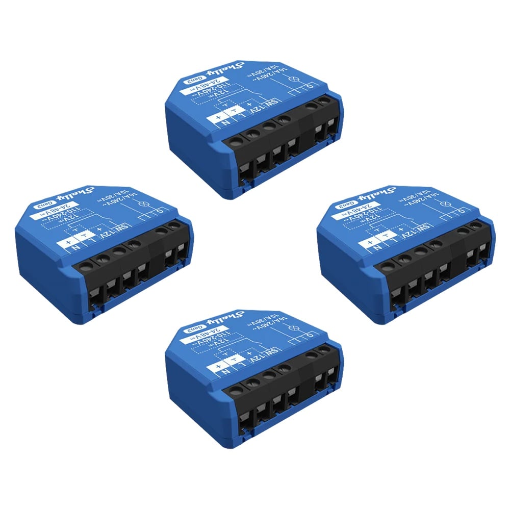 Pachet de 4 relee Shelly 1 Gen3