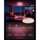 Plafoniera inteligenta Aqara T1M, RGB, Zigbee