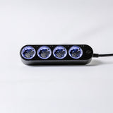 Prelungitor inteligent cu 4 prize și măsurare consum Negru - Shelly Power Strip 4 Gen4