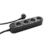 Prelungitor inteligent cu 4 prize și măsurare consum Negru - Shelly Power Strip 4 Gen4