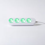 Prelungitor inteligent cu 4 prize și măsurare consum-Shelly Power Strip 4 Gen4 Alb