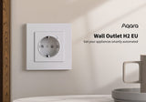 Priza inteligenta incastrabila Aqara Wall Outlet H2, Zigbee