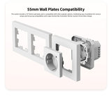 Priza inteligenta incastrabila Aqara Wall Outlet H2, Zigbee