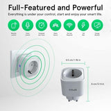 Priza inteligenta Nous A7, Wi-Fi, 16 A/3680W, protectie supratensiune, control vocal, compatibil Google Assistant, amazon alexa