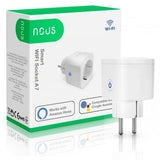 Priza inteligenta Nous A7, Wi-Fi, 16 A/3680W, protectie supratensiune, control vocal, compatibil Google Assistant, amazon alexa