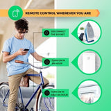 Priza inteligenta Nous A7, Wi-Fi, 16 A/3680W, protectie supratensiune, control vocal, compatibil Google Assistant, amazon alexa