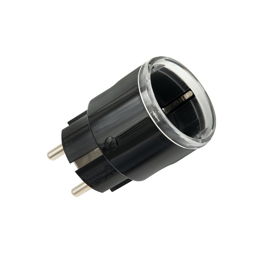 Priza inteligenta Shelly Plug S GEN3, WiFi, Matter, Bluetooth cu monitorizare consum, Neagra
