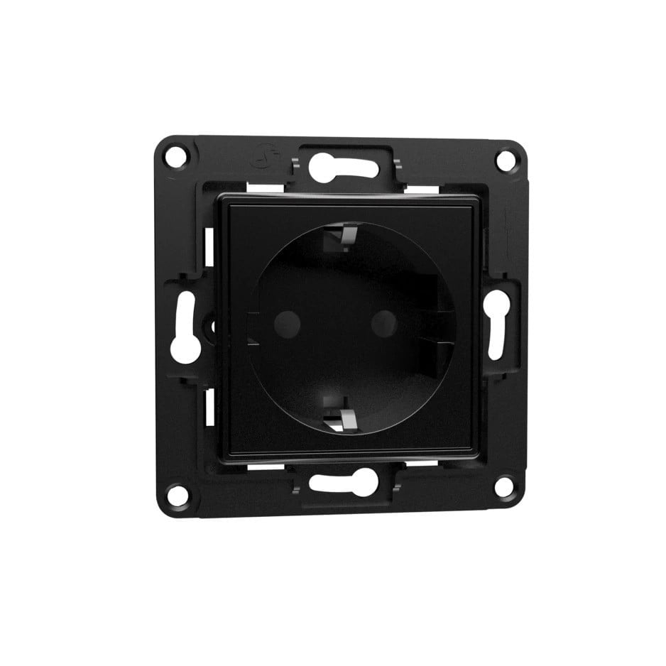 Priza Shelly Wall Socket - negru (nu contine releu)
