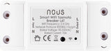Releu inteligent Nous L6T, 1 canal, 10A, Tasmota