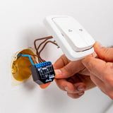 Releu inteligent Shelly Plus 2PM - 2canale cu contor de energie, WiFi, control aplicatie, compatibil Amazon Alexa, Google Assistant si Home Assistant