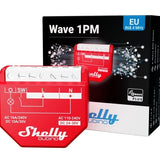 Releu inteligent Shelly Qubino Wave 1PM cu contor de putere, Z-Wave