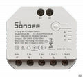Releu inteligent Sonoff Dual R3, Wireless, 2 canale, Alb