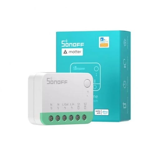 Releu inteligent Sonoff MINIR4M Wi-Fi, compatibil cu Matter