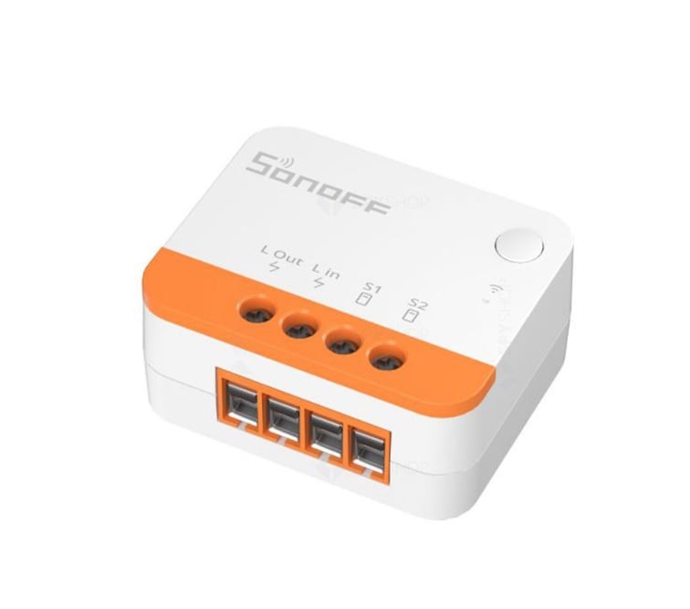 Releu inteligent Sonoff ZBMINIL2 EXTREME, Zigbee, 2 canale, functioneaza FARA NUL