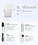 Releu inteligent WiFi Sonoff THR316, 230V/16A, contact uscat NO/NC