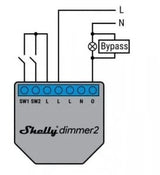 Resigilat Shelly Bypass R2 (accesoriu pentru Shelly 1L și Shelly Dimmer 2)