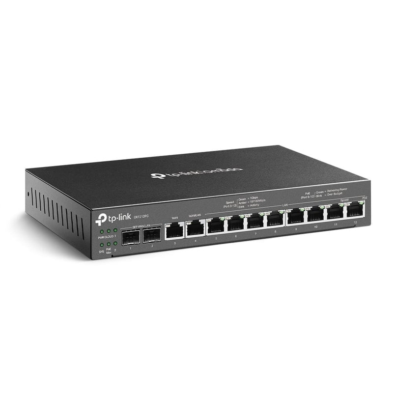 Router TP-Link Omada ER7212PC – Router 3-în-1 cu PoE și controller integrat