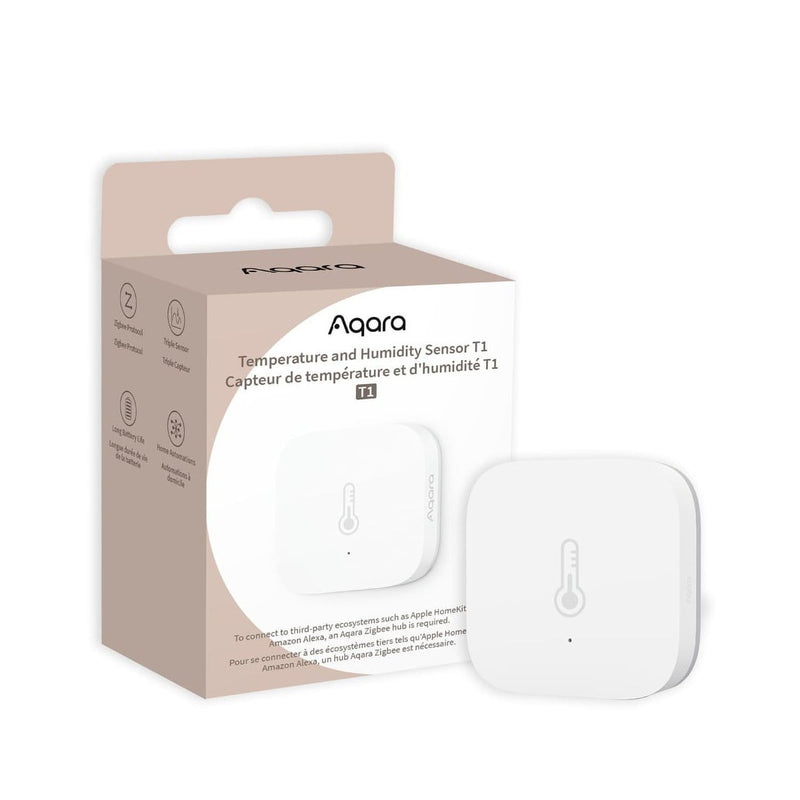 Senzor de temperatura si umiditate Aqara T1, Zigbee, Apple Homekit